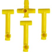 تصویر آبریز سقفی کولر آبی بسته 4 عددی 