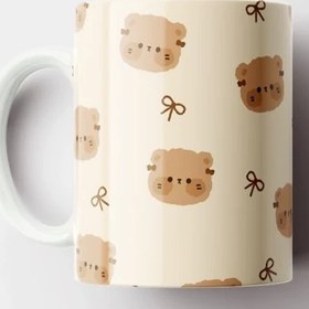 تصویر ماگ سرامیکی طرح گربه کیوت و فانتزی کد303 