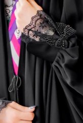 تصویر چادر عربی طرح کارینا 