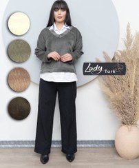 تصویر شومیز مخمل - نسکافه ای 