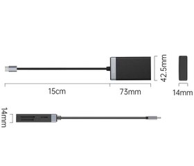 تصویر رم ریدر تایپ سی اوریکو Orico CL4T-C3 USB-C to SD Card Reader 