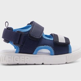 تصویر صندل چسبی بچگانه برند Tommy Hilfiger Kids Velcro Sandals