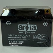 تصویر باطری ۶/۵برند آریا برای تمامی‌موتور های استارتی هوندا 