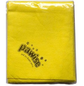 تصویر حوله زرد برای سگ به ابعاد 40 در 50 سانتیمتر برند pawise Towel For Dog Yellow 40 x 50cm