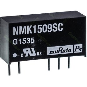 تصویر مبدل ولتاژ موراتا 111± میلی آمپر MURATA NMK1509SC DC/DC IN:15V OUT:±9V 