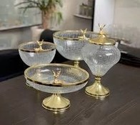 تصویر سرویس پذیرایی آبگز نقره و طلایی 