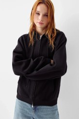 تصویر هودی زنانه زیپ دار برشکا اورجینال Bershka sweatshirt 