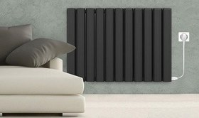 تصویر رادیاتور برقی آنیت مدل پایونیر مشکی Anit Electrical Radiator PIONEER BLACK