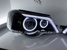 تصویر چراغ جلو اسپرت جمع ساز مدل باکستر مناسب پراید ۱۱۱ و ۱۳۲ 