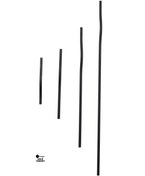 تصویر دستگیره بلند کمد دیواری کد s250 ساتیدا - مشکی / 90 سانت 