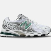 تصویر کفش کتانی نیو بالانس 860 مردانه سفید سبز با جنس پلی اورتان 