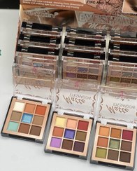 تصویر پالت سایه 9 رنگی ترکیبی برند پینک کی - 12 پالت 9 رنگ 