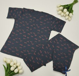 تصویر ست پنبه پاپیونی - مشکی 