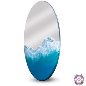 تصویر آینه موج دریا 