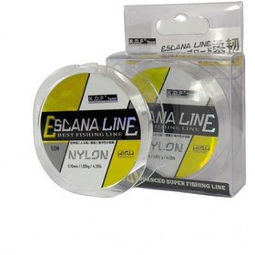 تصویر نخ مونوفیلامنت ماهیگیری کایدا Escana Line - طول 50 متری 