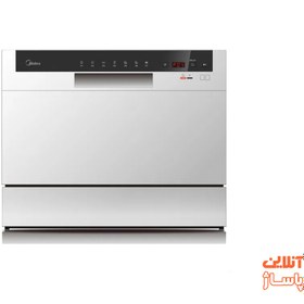 تصویر ماشین ظرفشویی رومیزی مایدیا مدل WQP6-3602F ا Midea WQP6-3602F Countertop Dishwasher Midea WQP6-3602F Countertop Dishwasher
