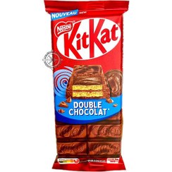 تصویر شکلات تخته ای دبل چاکلت کیت کت Kit kat