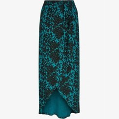 تصویر دامن بلند پلنگی سبز نکست NEXT 