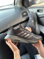 تصویر آدیداس کلود فوم رنگ مشکی طوسی - 37 Adidas cloudfoam black/gray