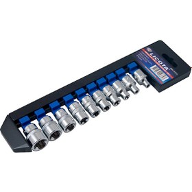 تصویر مجموعه 10 عددی سری بکس لیکوتا مدل ABS-12111 LICOTA 10 PSC 3/8 Dr Socket Set Model ABS-12111