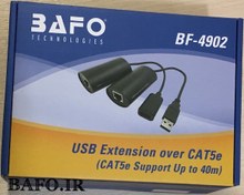 تصویر اکستندر USB بافو ۴۰ متر مدل BF-4902 | افزایش دهنده طول تا ۴۰ متر USB با کابل شبکه بافو BF-4902