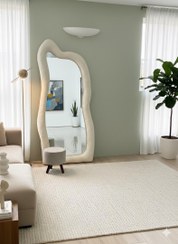 تصویر آینه قدی پاپیه ماشه 