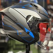 تصویر کلاه کاسکت ردلاین مدل 965 بدون فک عینک دار 