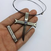 تصویر گردنبند میهاوک وان پیس با آویز استیل سایز ۷ سانتیمتر 