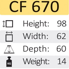 تصویر صندلی کنفرانسی راحتیران مدل CF 670 