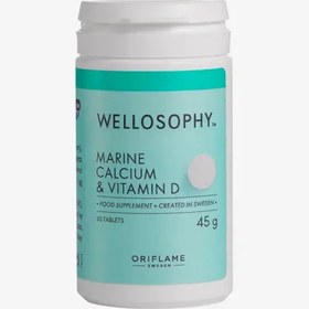 تصویر کلسیم دریایی و ویتامین دی ولوسوفی اوریفلیم Marine Calcium & Vitamin D WELLOSOPHY Oriflame