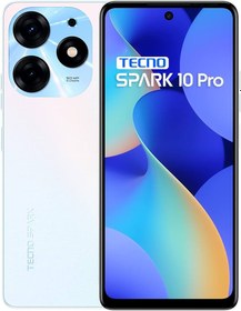 تصویر گوشی موبایل تکنو مدل Spark 10 Pro 4G ظرفیت 128 گیگابایت رم (8+8) 16 گیگابایت - سفید Tecno Spark 10 Pro 4G