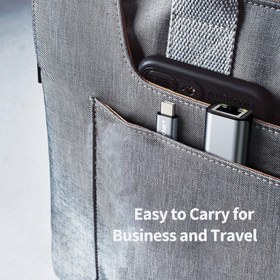 تصویر مبدل USB-C به Ethernet کی نت مدل K-COCM30LAN 