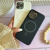 تصویر قاب سیلیکونی مگ سیف دار آیفون 