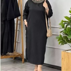 تصویر کفتان محرمی زنانه آیوا سایز آزاد رنگ سیاه 