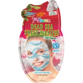 تصویر ماسک نقابی جلبک و نمک دریایی سون هیون Dead Sea Sheet Masque 1sheet 7th HEAVEN