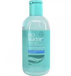 تصویر مایع پاک کننده آرایش مناسب پوست های چرب و جوش دار 250میل بایو مارین Bio Marine Cleansing And Make Up Removing 250ml