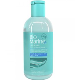 تصویر مایع پاک کننده آرایش مناسب پوست های چرب و جوش دار 250میل بایو مارین Bio Marine Cleansing And Make Up Removing 250ml