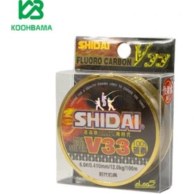 تصویر نخ ماهیگیری فلوروکربن Shidai V33 سایز ۰.۳ 