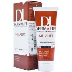 تصویر کرم روشن کننده بدن ملالیفت درمالیفت حجم ۷۵ میلی لیتر Melalift Body Depigmenting Cream