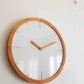 تصویر ساعت مهران – چوب راش – صفحه سفید 
