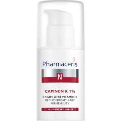 تصویر کرم ترمیم کننده فارماسریز NEOCAPILLARIES CAPINON K 1% حجم 30 میلی لیتری 