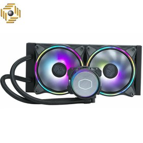 تصویر خنک کننده مایع کولر مستر مدل ML240 ILLUSION CPU Liquid Cooler Cooler Master ML240 ILLUSION