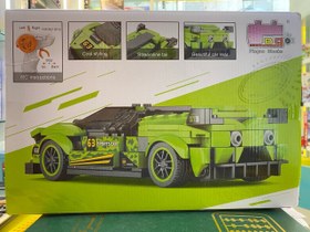 تصویر لگو ماشین سبز کنترلی 