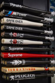 تصویر چوب بیسبال چوبی 