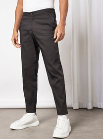 تصویر شلوار جین راسته مشکی برند selected Straight Leg Pants Black