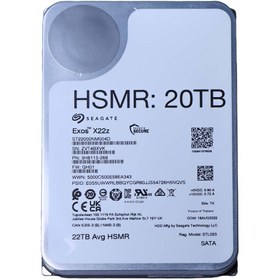 تصویر هارد اینترنال سیگیت Seagate Exos X20 ST20000NM007D 20TB Seagate Exos X20 ST20000NM007D 20TB Internal Hard Drive