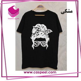 تصویر لانگ طرح دستمال سر و عینک ببری نخ پنبه کد 1017