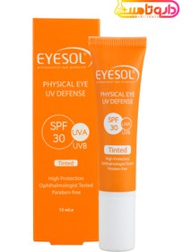 تصویر کرم ضد آفتاب دور چشم ا Eyesol Physical Eye UV Defense Cream SPF30 Eyesol Physical Eye UV Defense Cream SPF30