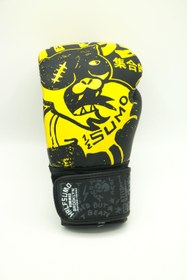 تصویر دستکش بوکس چرم SUMA چسبی