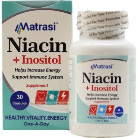 تصویر کپسول نیاسین + اینوزیتول ماتراسی Matrasi Niacin + Inositol Capsule